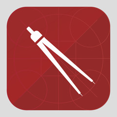 compasses vector icon