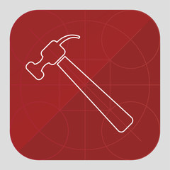 hammer vector icon