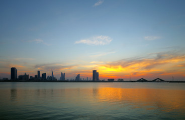 Beautiful Bahrain skyline 
