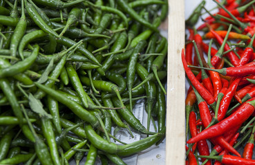 red versus Green spicy