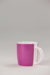 Pink coffee cup