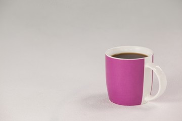 Pink coffee cup