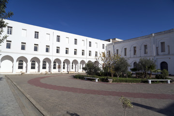 Naklejka premium Exterior view ofthe museum of Carthage in Tunis, Tunisia