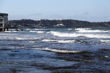 La Marsa district of Tunis city, the capital of Tunisia. La Marsa is a popular touristic coastal area in the city center.