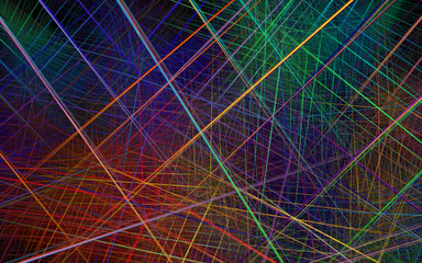 Colorful lines abstract 3d background for creative design