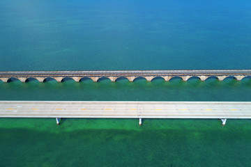 Aerial photo of the Florida Keys