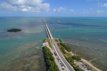Aerial photo of the Florida Keys
