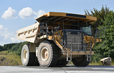 Obraz premium Schwertransport