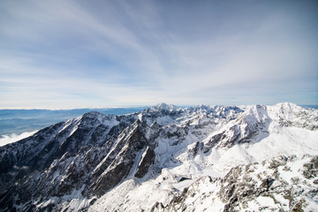 Gerlachovsk&yacute; &scaron;t&iacute;t. Winter in High Tatras Mountains. High Tatry. Slovakia. Vysoke Tatry.