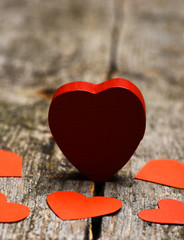 Fototapeta premium decorative valentine hearts