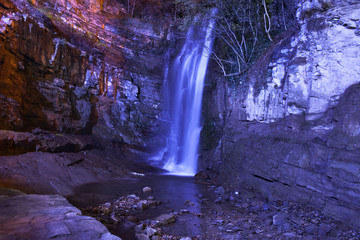 Wodospad w Tbilisi. The waterfall in Tbilisi. © rogozinski