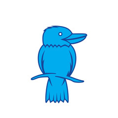 Obraz premium Bird Kookaburra logo 