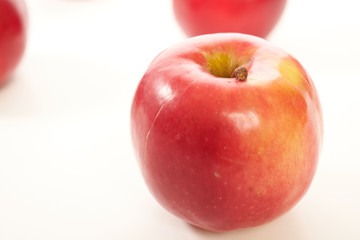 red apples isolate