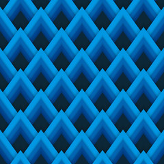 Vector pattern seamless pattern with blue rhombuses
