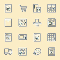 Kitchen Appliances Web Icons