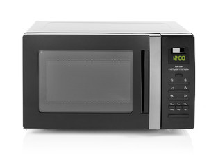 Microwave oven isolated on white