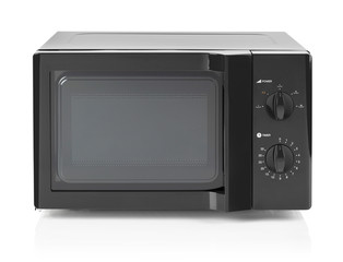 Microwave oven isolated on white