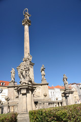 Historical buildins on Czech Republic, Hradec Kralove, 