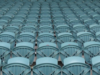Chairs in a row