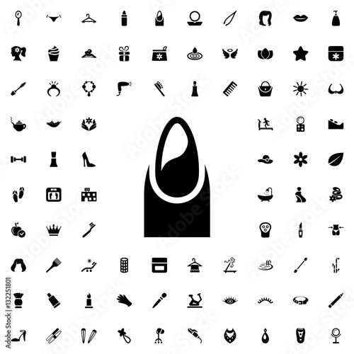 "nail icon illustration" Stock image and royalty-free vector files on
