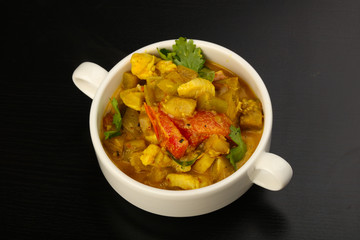 Curry chicken