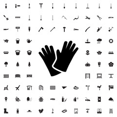 gloves icon illustration