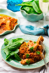 Slow Cooker Chicken in a Pepper Sauce.