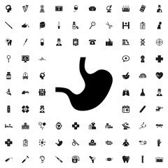 Fototapeta premium stomach icon illustration