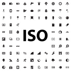 ISO icon illustration