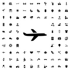 plane icon illustration