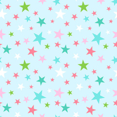 Stars background design for kids © LilaloveDesign