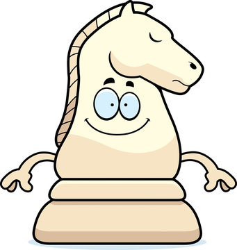 recommend clip art: Happy Cartoon Chess Knight