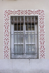 Arab style window, City of Segovia, famous for its Roman aqueduc