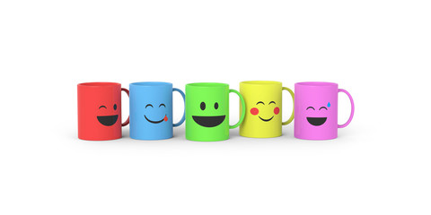 Lustige Kaffeetassen