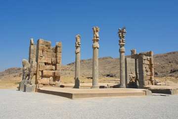 Persepolis  - ceremonial capital of the Achaemenid Empire in Iran
