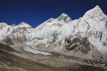 Mount Khumbutse, Everest and Nuptse