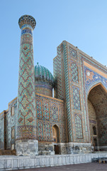 Fototapeta premium Fragment of Sher-Dor madrasah