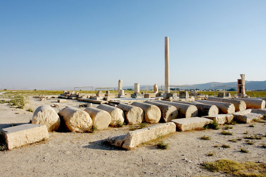Ruins of Pasargadae - the capital of the Achaemenid Empire under Cyrus the Great

