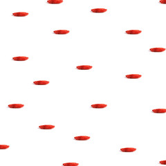 pattern of goji berries isolated on white background