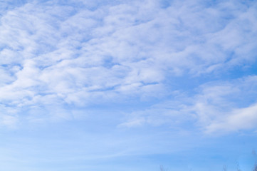 blue sky clouds