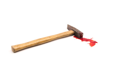 blutiger Hammer
