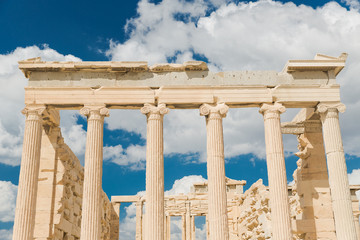 Fototapeta premium Erechtheion in Acropolis, Athens - Greece