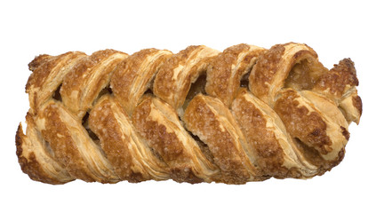 Freshly baked apple strudel