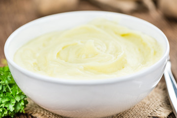 Portion of Mash (selective focus)