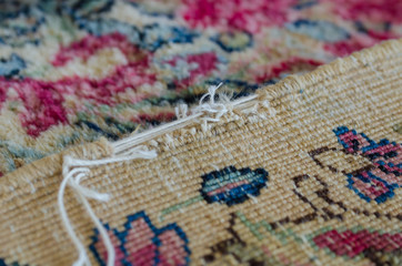 Damaged rug