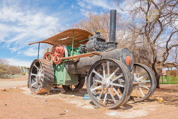 Steam tractor in Koffiefontein