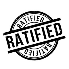 Ratified rubber stamp