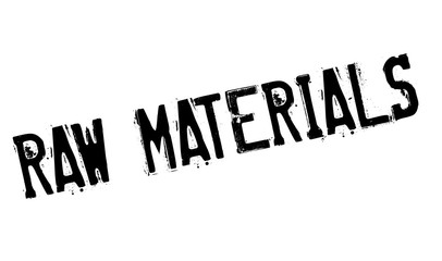 Raw Materials rubber stamp