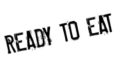 Ready To Eat rubber stamp