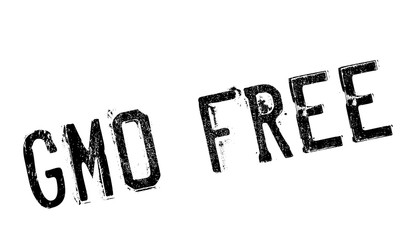 Fototapeta premium Gmo free stamp. Grunge design with dust scratches. Effects can be easily removed for a clean, crisp look. Color is easily changed.